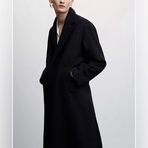 MANGO Women's Oversize Wool Coat